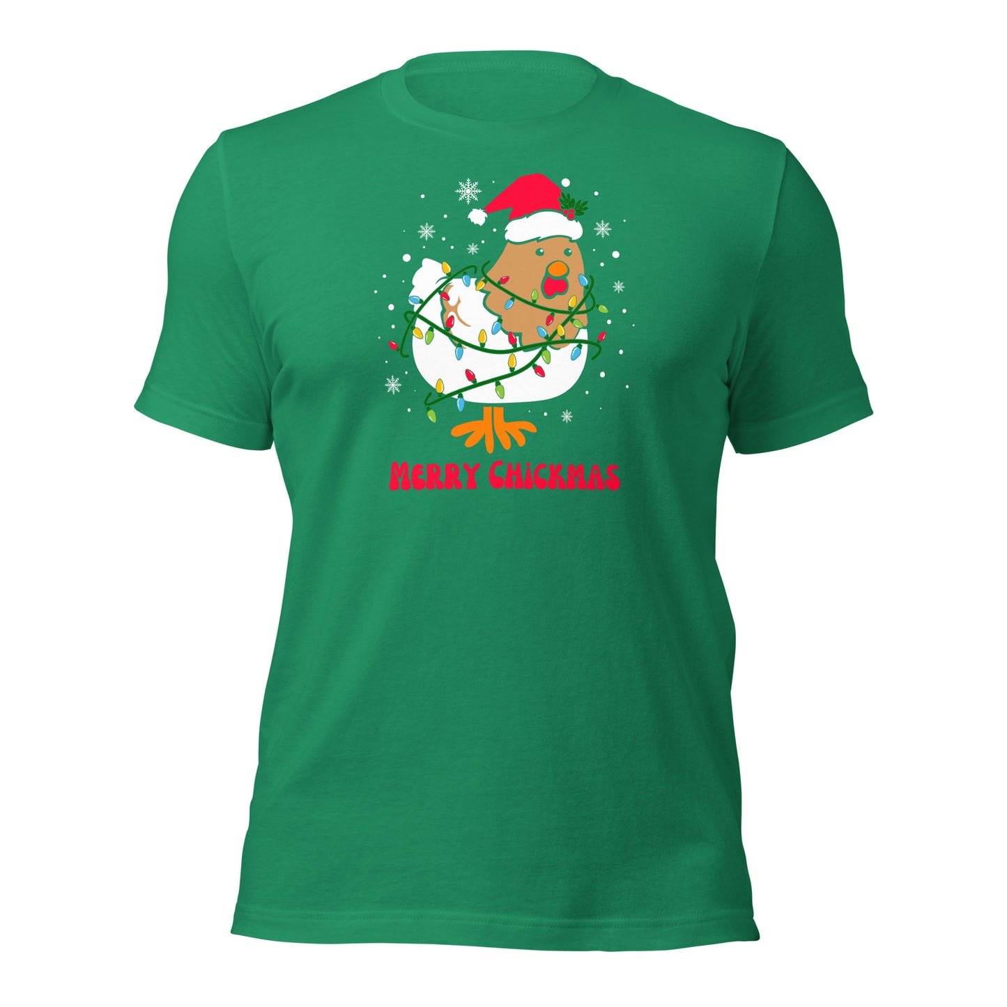 Chicken Christmas Shirt Merry Chickmas Tee