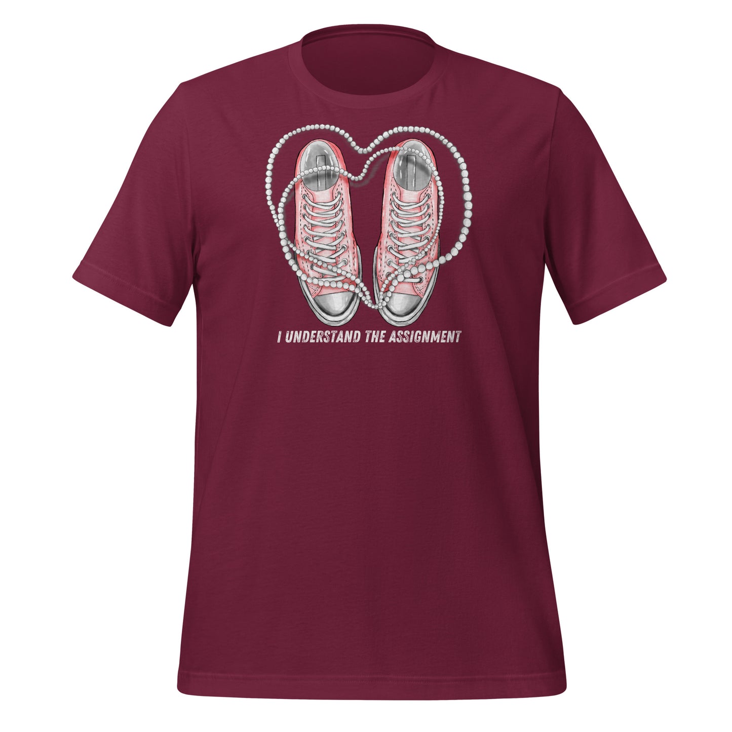 I Understand the Assignment Shirt, Chucks and Pearls Tee