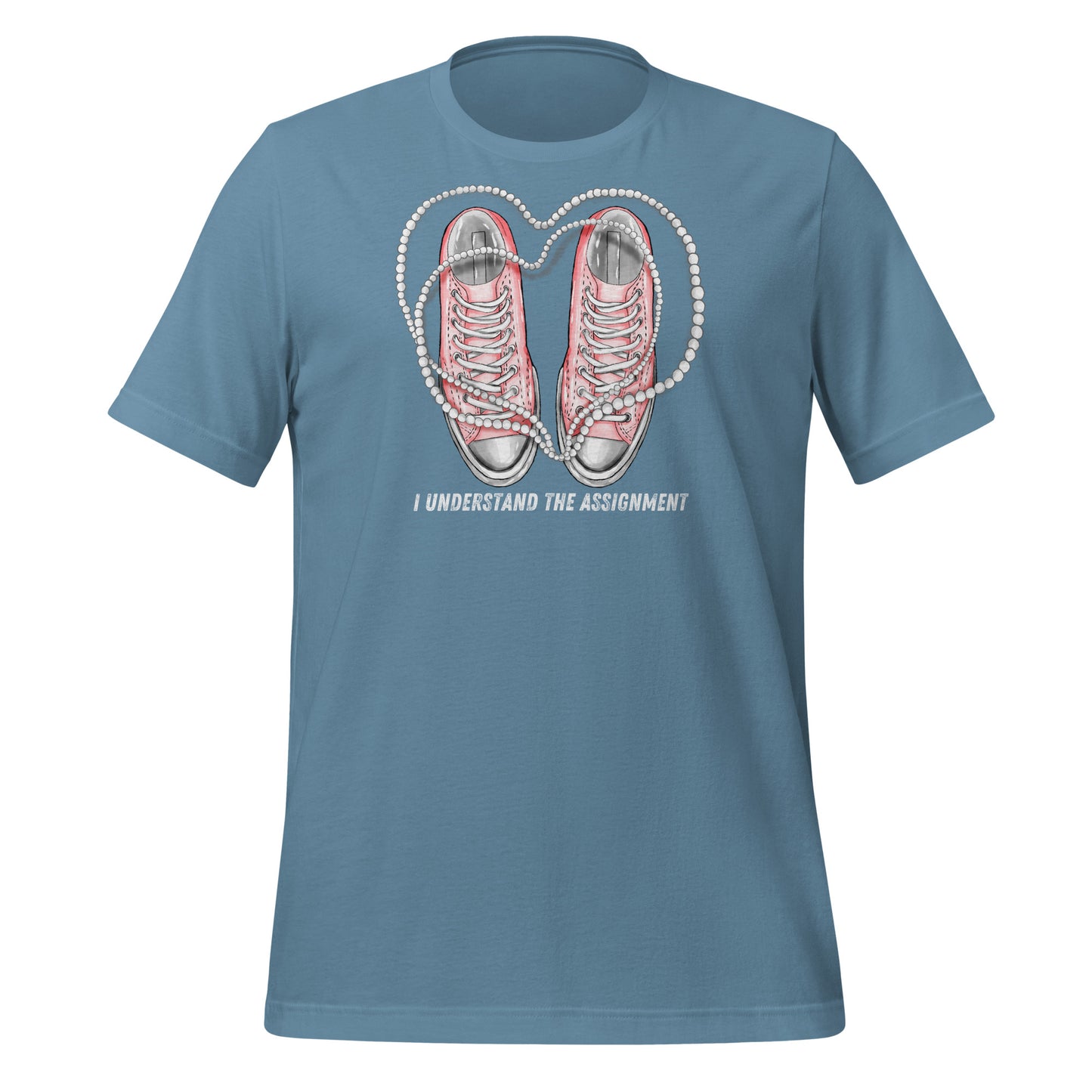 I Understand the Assignment Shirt, Chucks and Pearls Tee