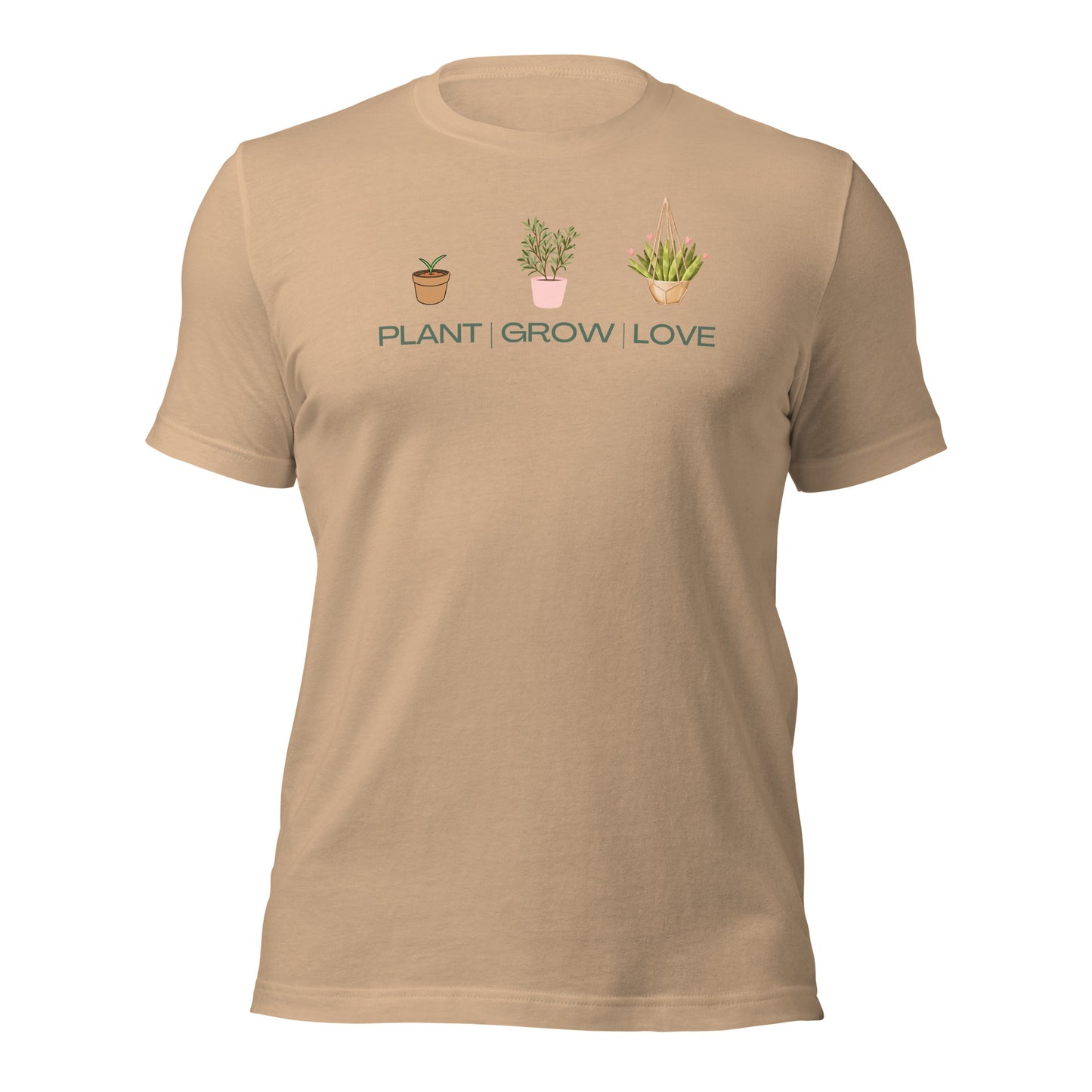 Plant Grow Love Shirt Gift for Gardener Shirt