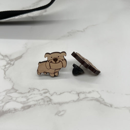 Bulldog Backpack Pins / Lapel Pins