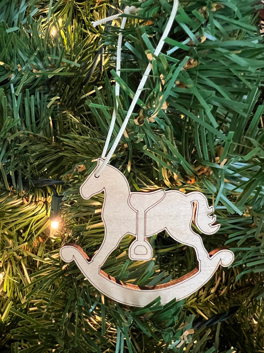 Personalized Rocking Horse Ornaments!