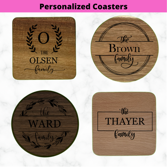 Personalized Coasters