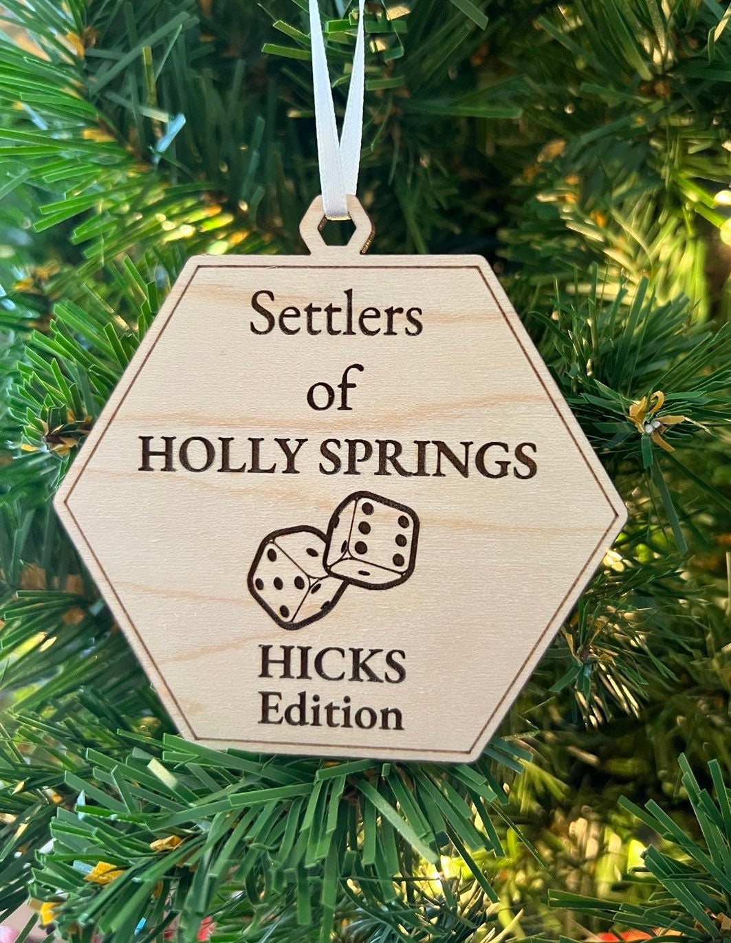 Personalized Settlers Game Ornament