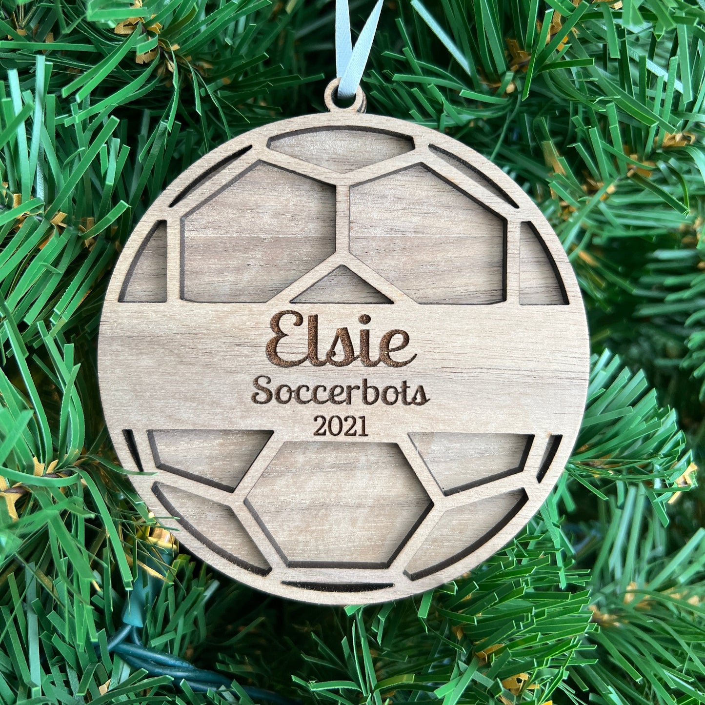 Personalized Soccer Ornament