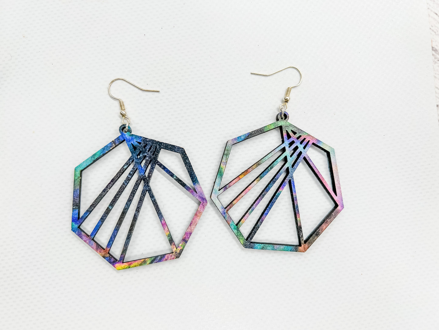 Retro 80’s Patterned Earrings