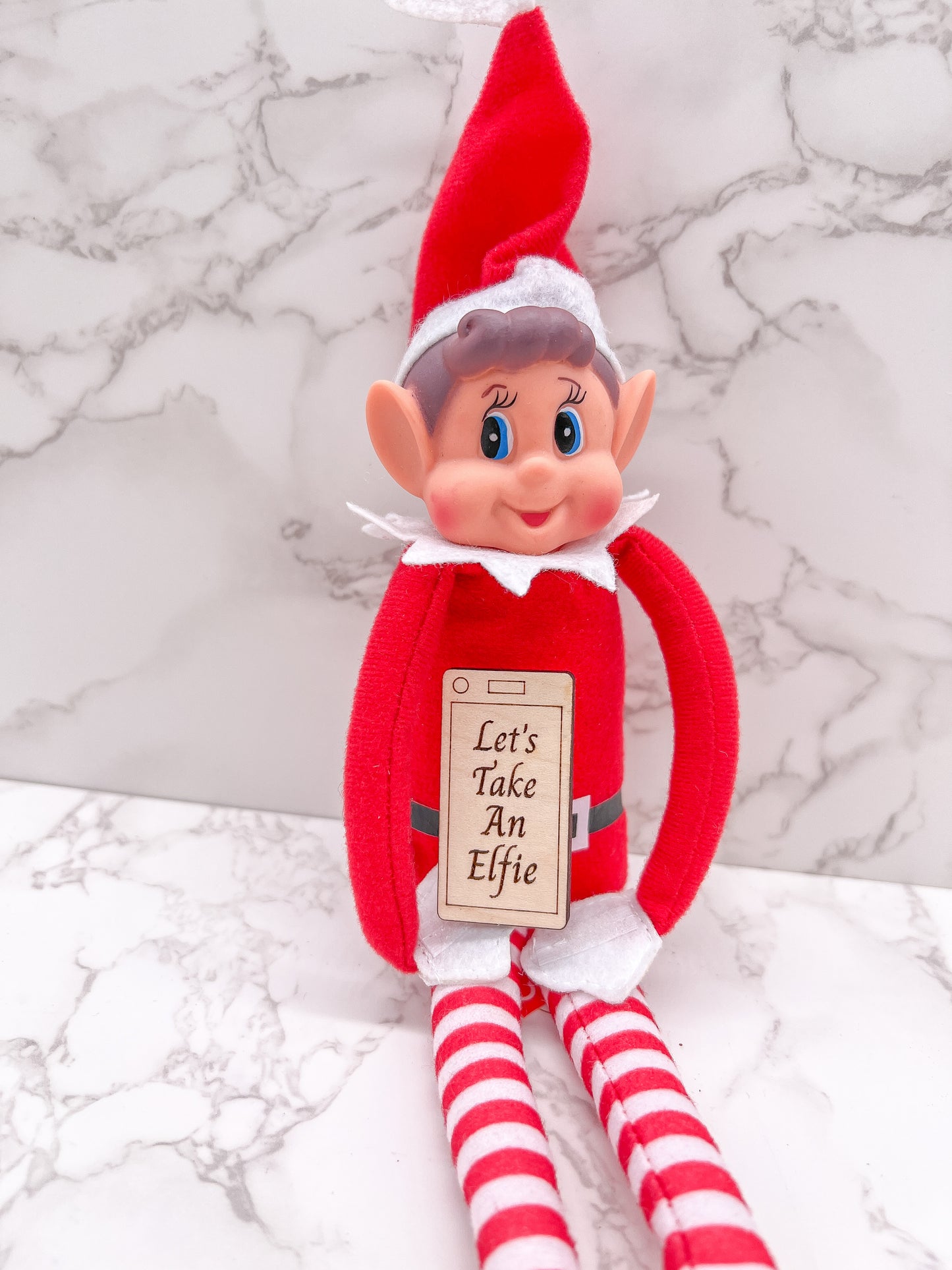 Elf Props / Personalized Bookmark / Guitar / Corn Hole Board for Elf / Selfie Wood Phone Prop