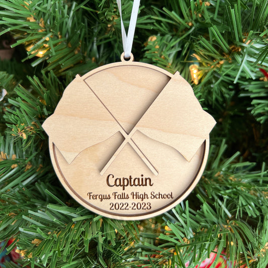Personalized Color Guard Ornament