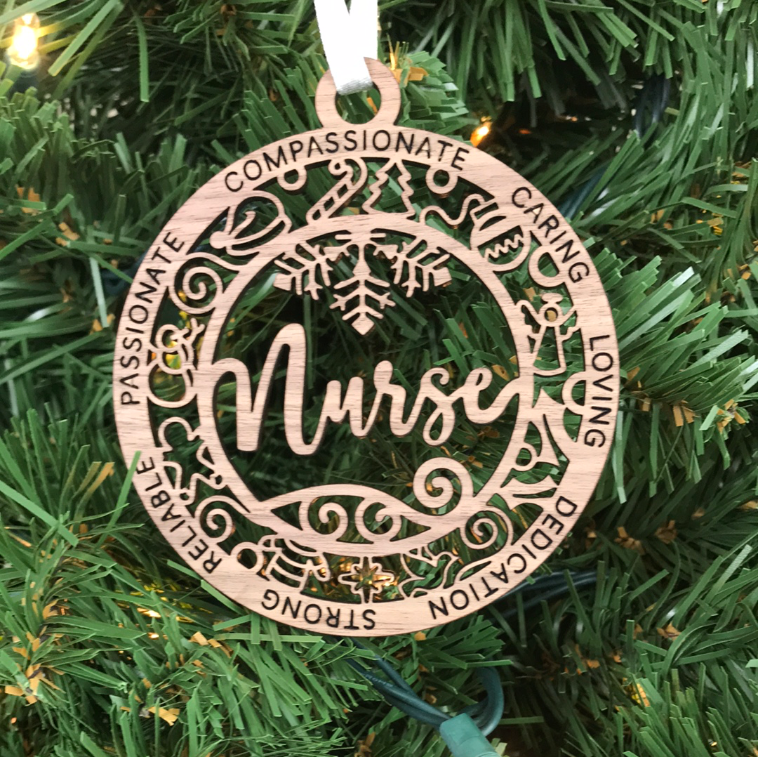 Personalized Nurse Ornaments