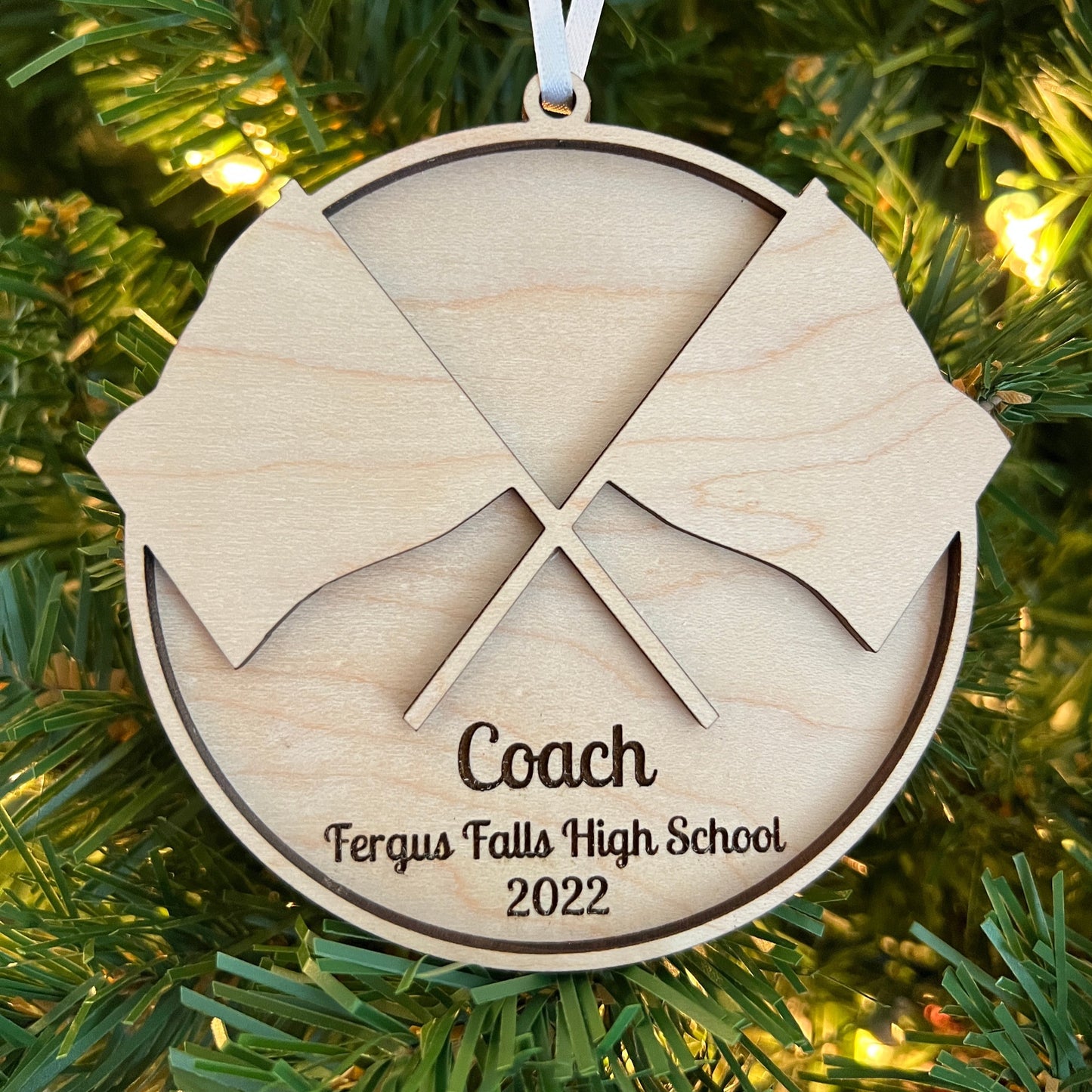 Personalized Color Guard Ornament