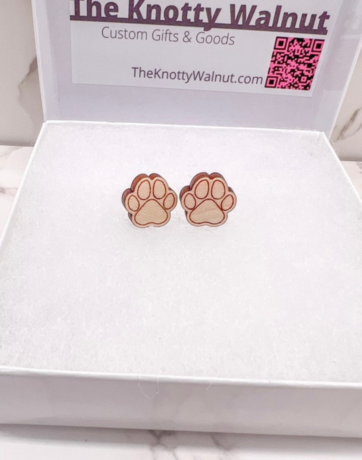 Paw Print Earrings