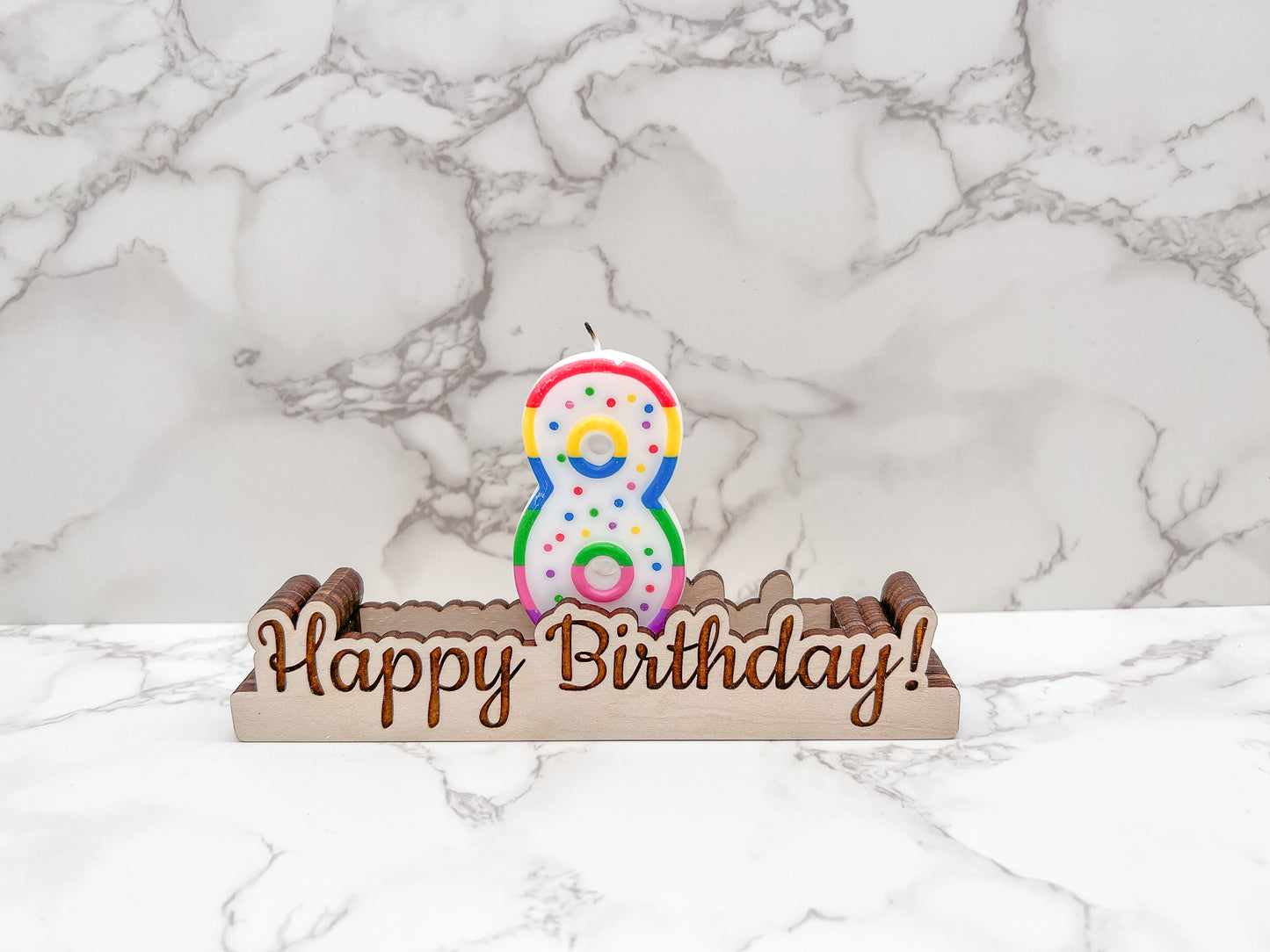 Happy Birthday Candle Holder