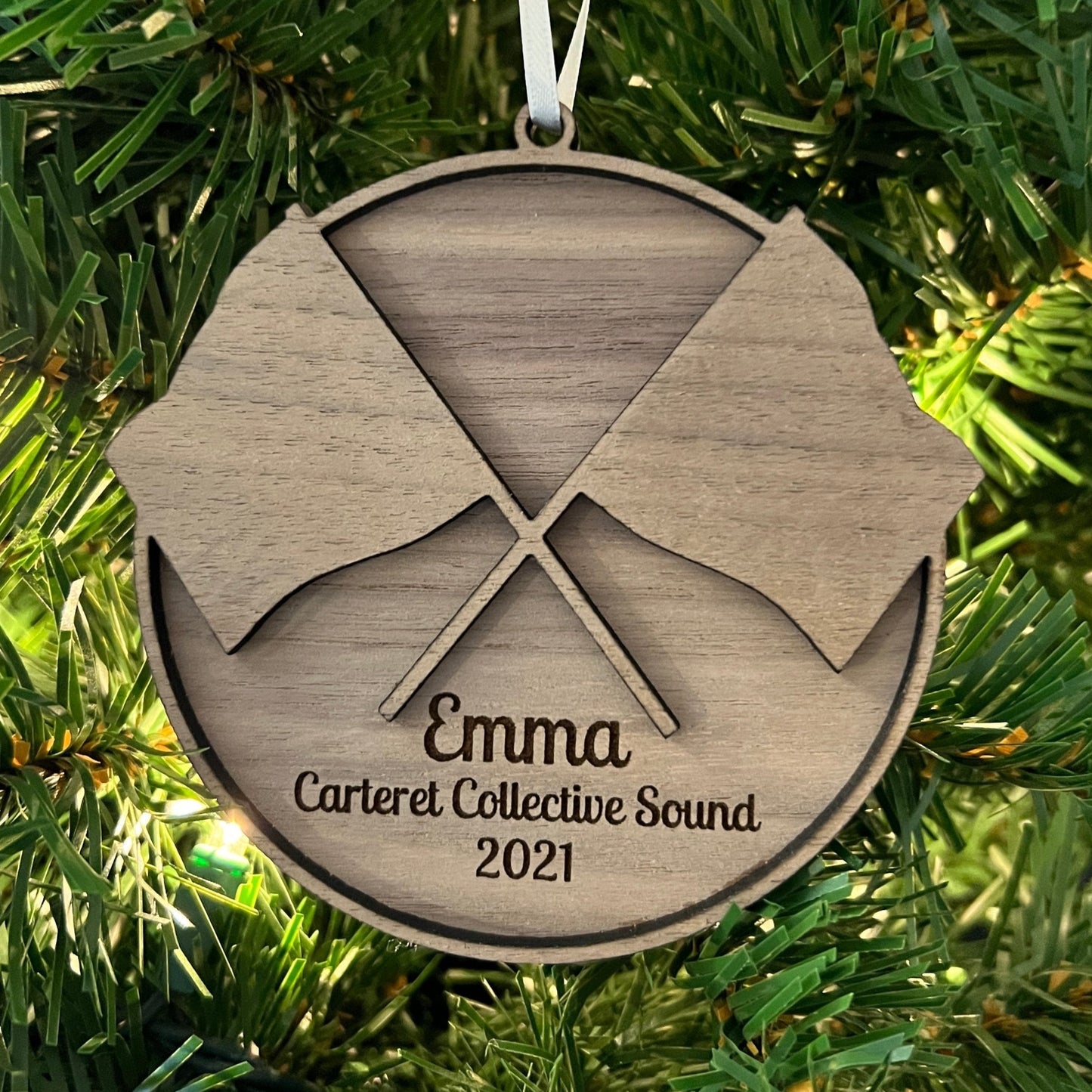 Personalized Color Guard Ornament