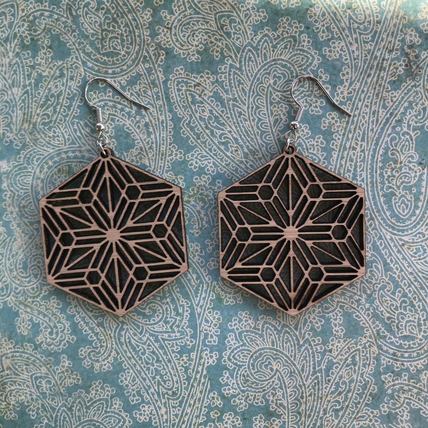 Snowflake Mandala Earrings