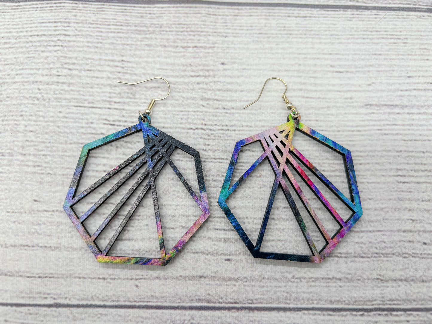 Retro 80’s Patterned Earrings