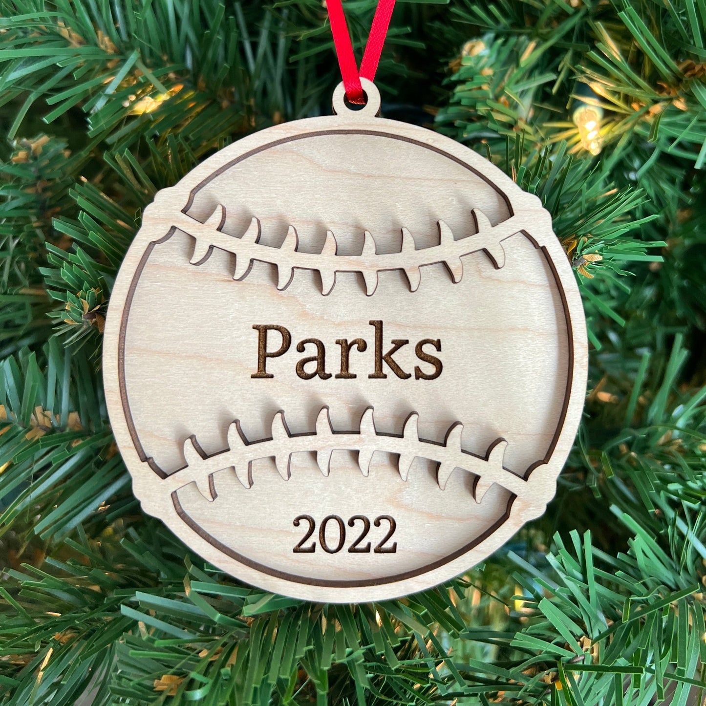 Personalized Baseball Softball Ornaments