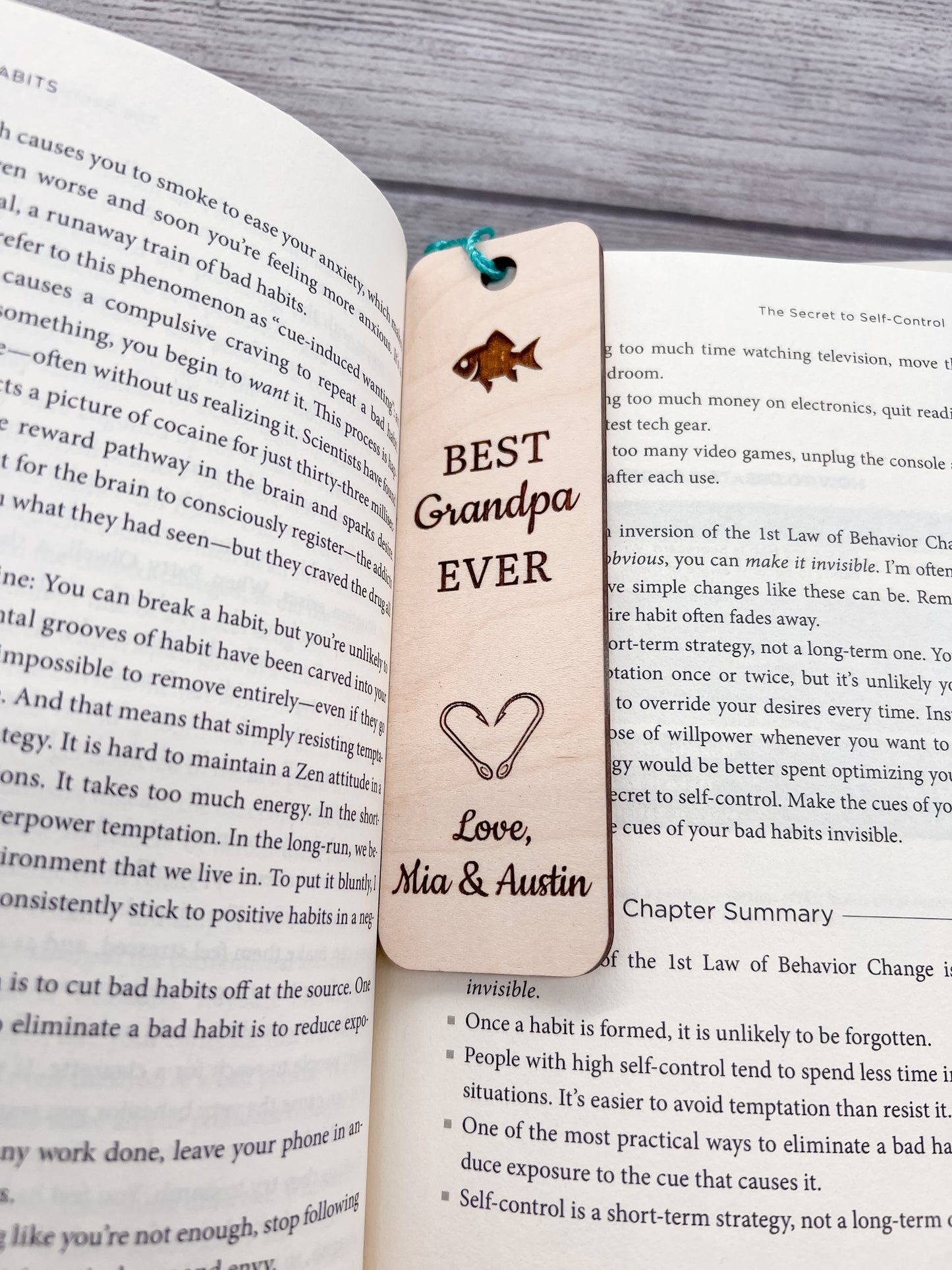 Personalized Bookmark / Father's Day / Mother's Day / Teacher Appreciation
