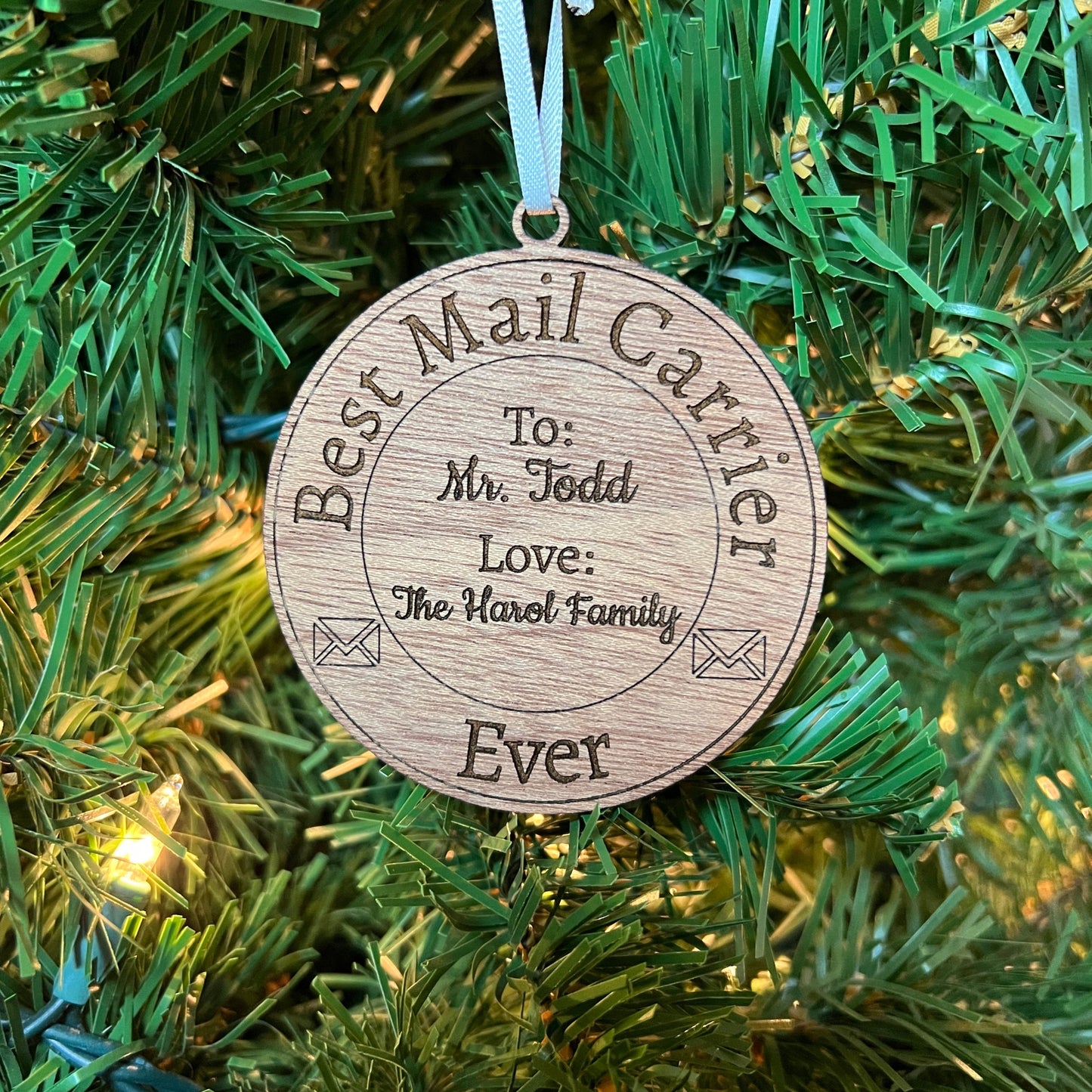 Personalized Mail Carrier Ornament