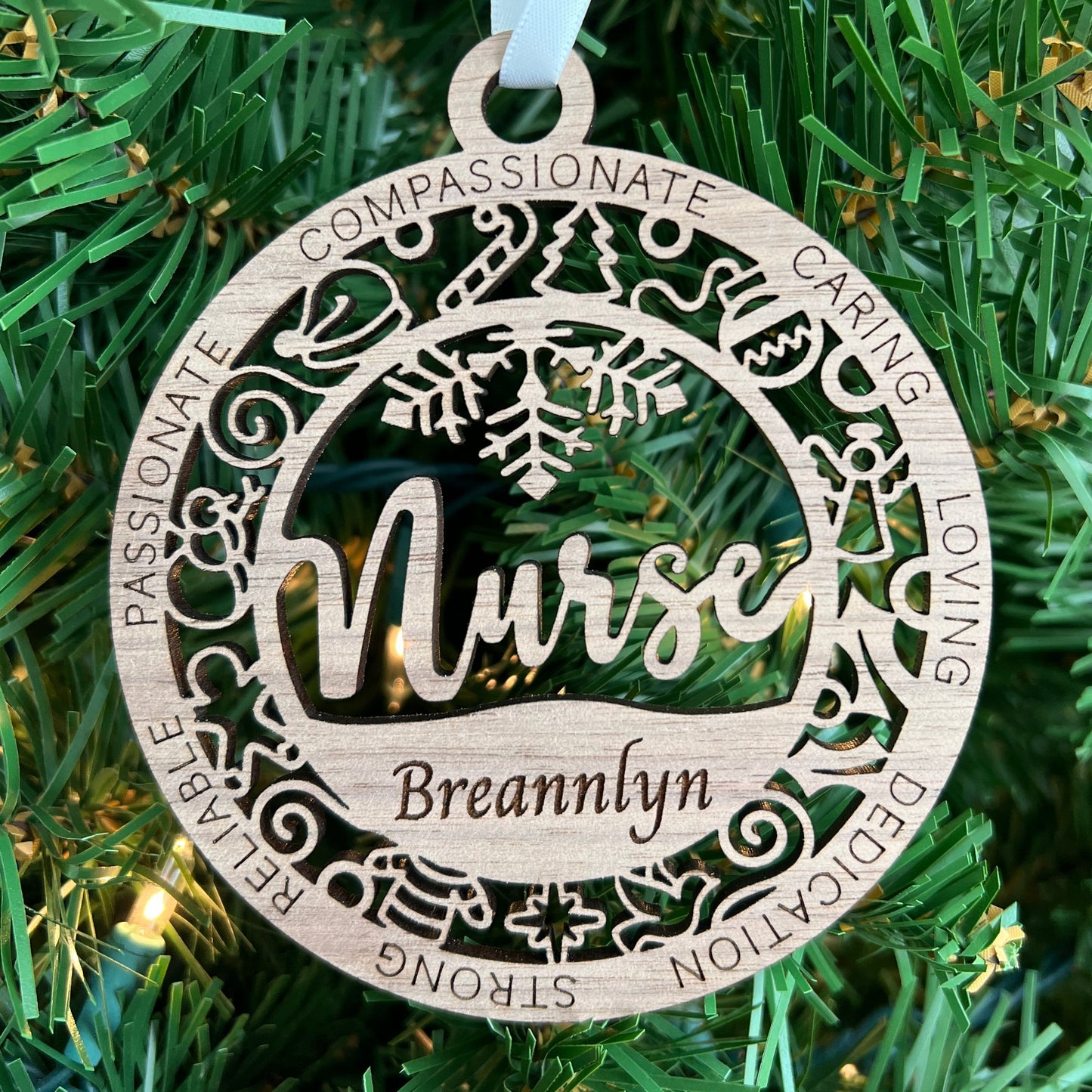 Personalized Nurse Ornaments