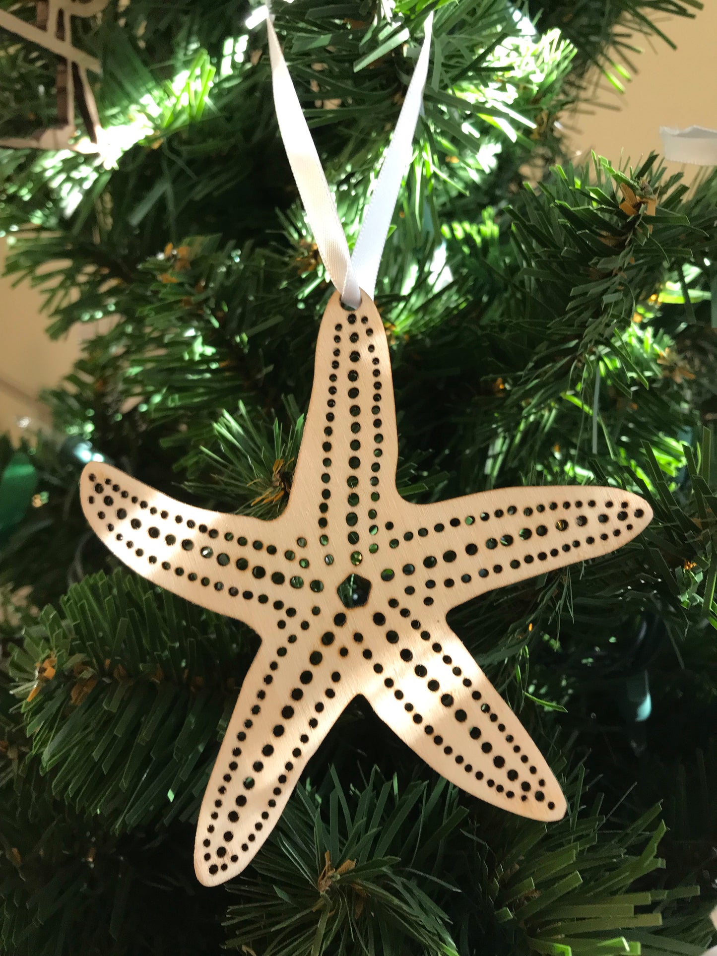 Beach Ornaments / Sand Dollar Ornament / Starfish Ornament