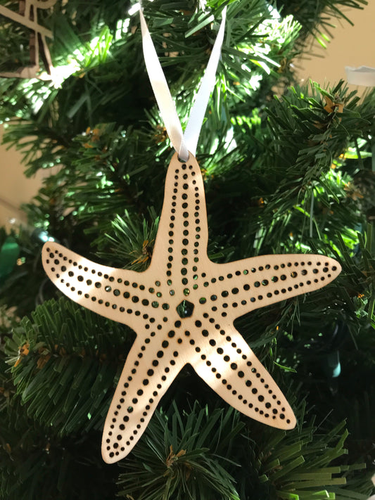 Beach Ornaments / Sand Dollar Ornament / Starfish Ornament