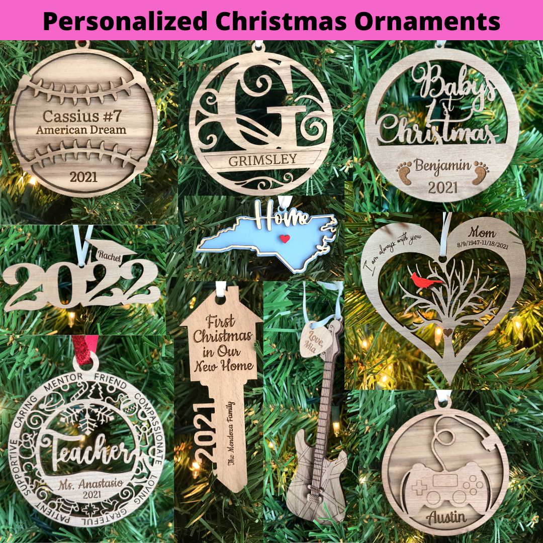 Shop Personalized Christmas Ornaments