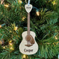 Personalized Acoustic Guitar Ornament