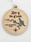 Any Lake - Personalized Lake Ornament Christmas, Wedding Gift