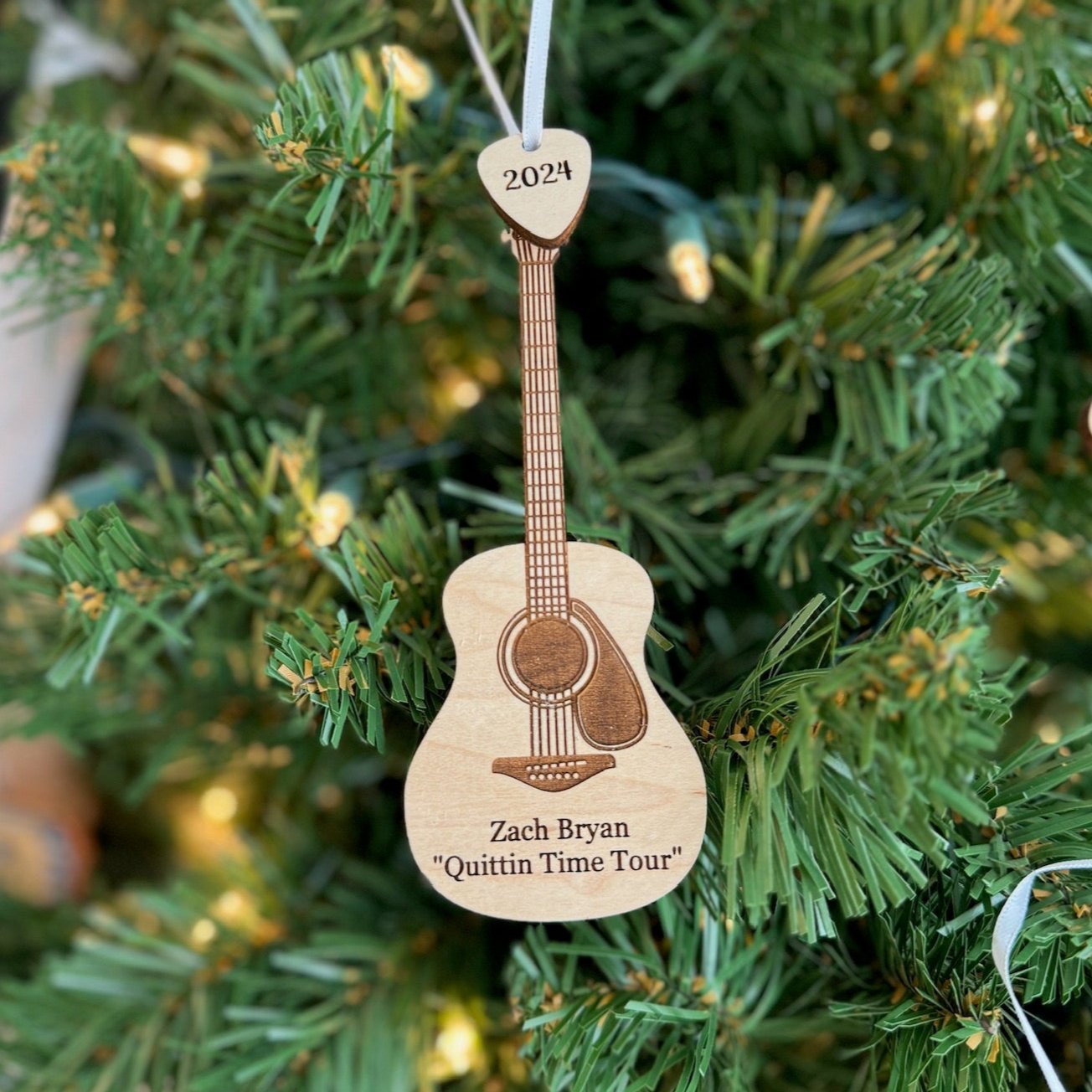 Personalized Acoustic Guitar Ornament