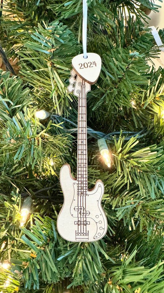 Bass Guitar Ornament. Fender Style