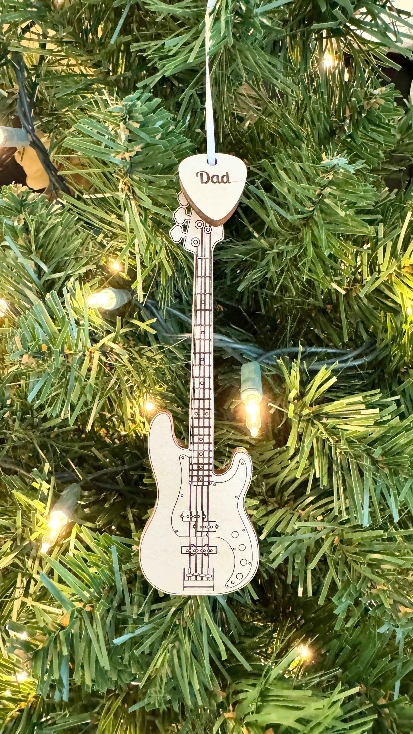 Bass Guitar Ornament. Fender Style