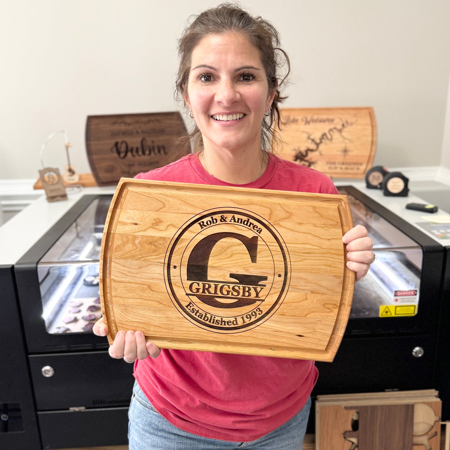Personalized Cutting Board & Charcuterie – Custom Engraved Gift for Bridal Shower, Wedding, Engagement, Anniversary, Housewarming