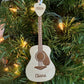 Personalized Acoustic Guitar Ornament