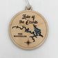 Any Lake - Personalized Lake Ornament Christmas, Wedding Gift