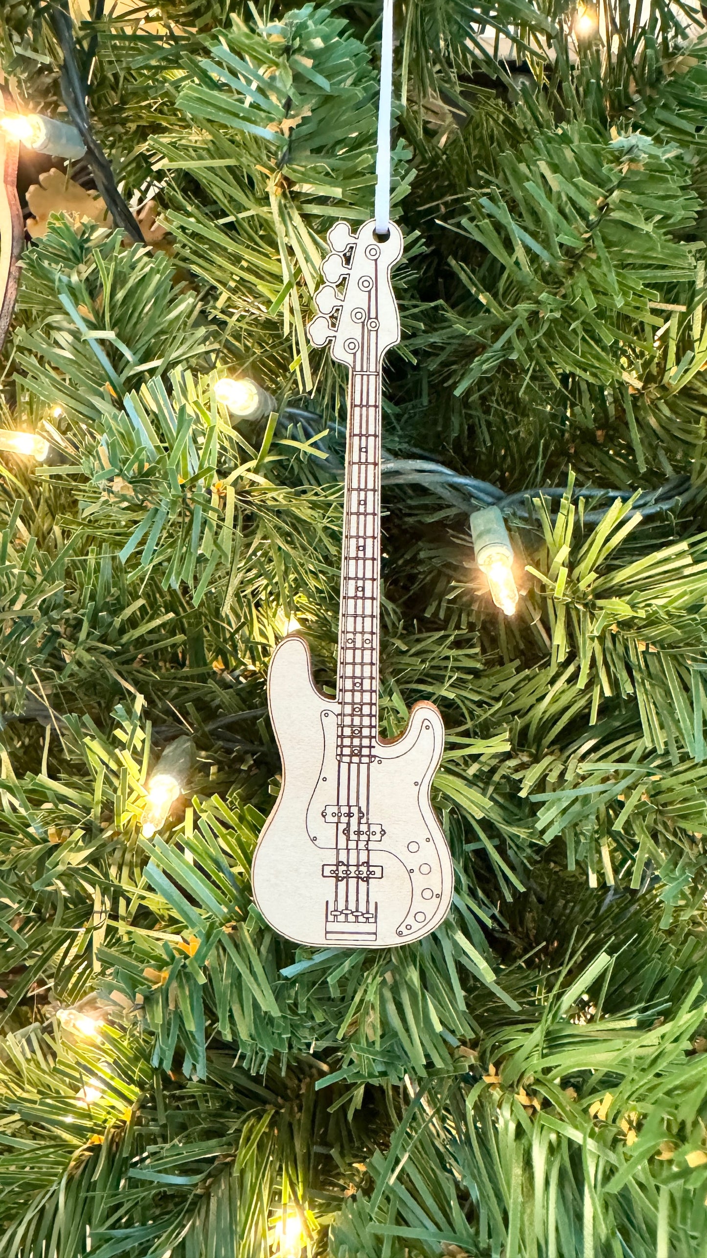 Bass Guitar Ornament. Fender Style