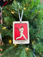 Personalized Baseball Card Ornament