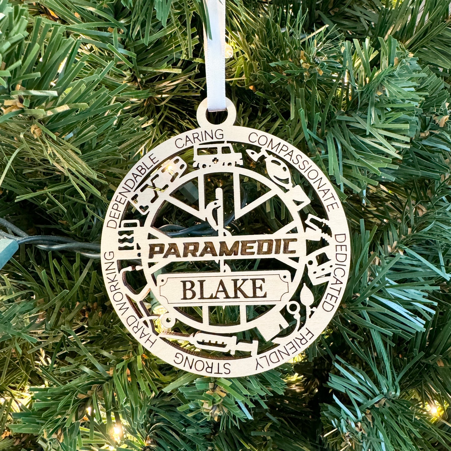 Personalized Paramedic Ornaments!