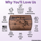 Any Lake - Personalized Cutting Board & Charcuterie – Custom Engraved Wood Gift for Wedding, Anniversary, Housewarming, Birthday, Christmas