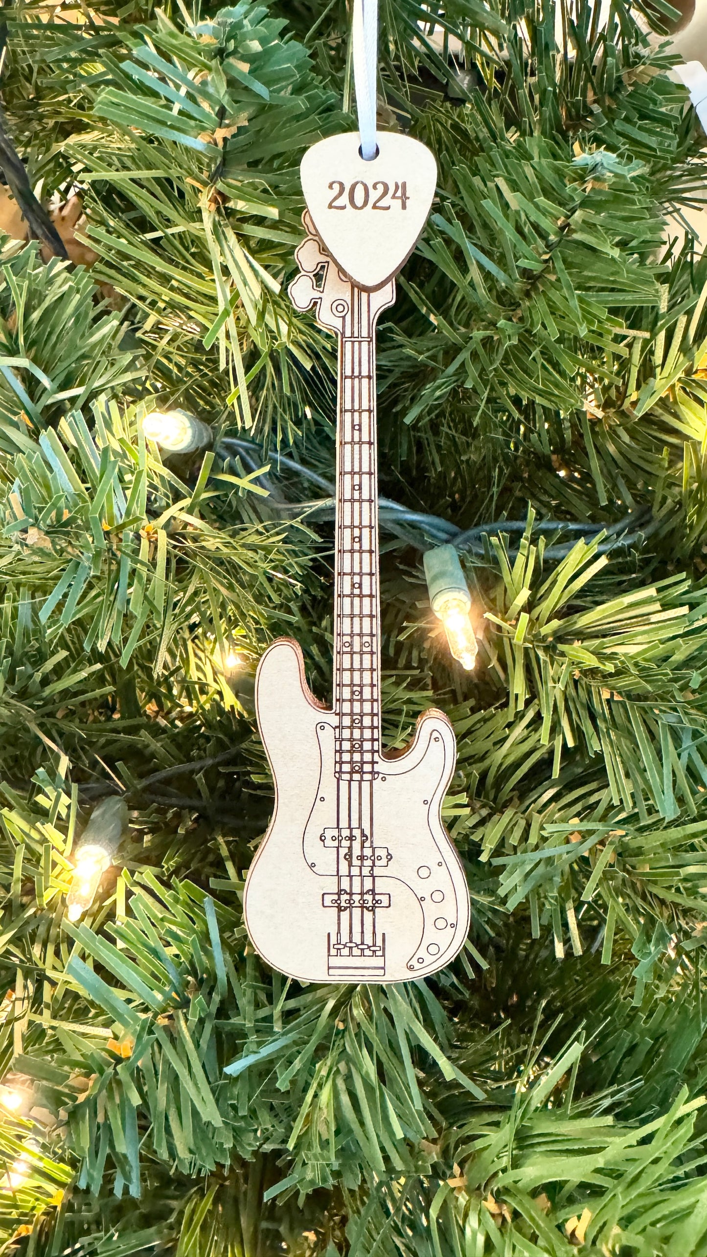 Bass Guitar Ornament. Fender Style