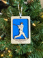 Personalized Baseball Card Ornament