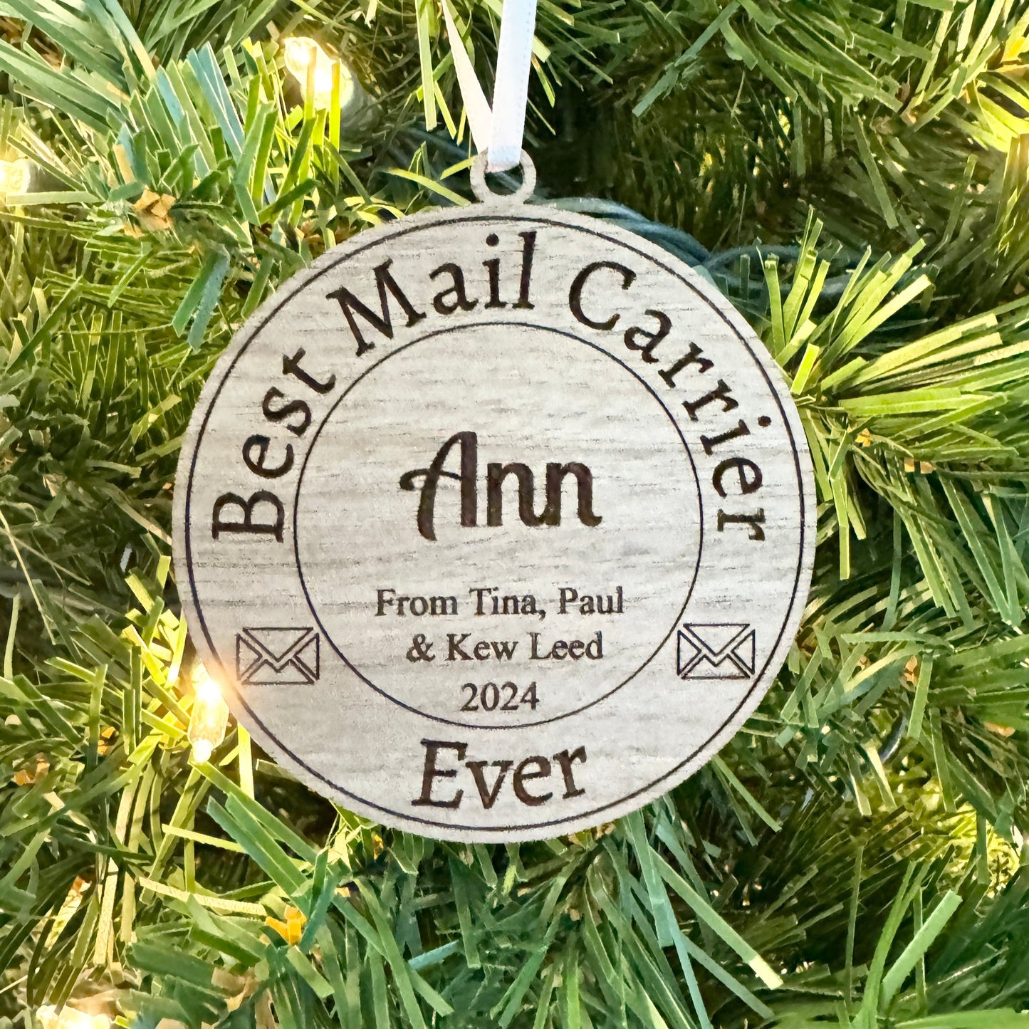 Personalized Mail Carrier Ornament