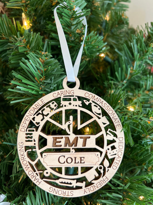 Personalized EMT Ornaments!