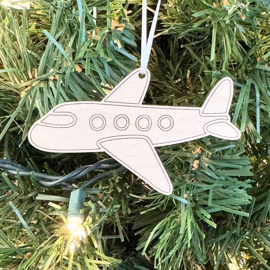 Personalized Airplane Ornament