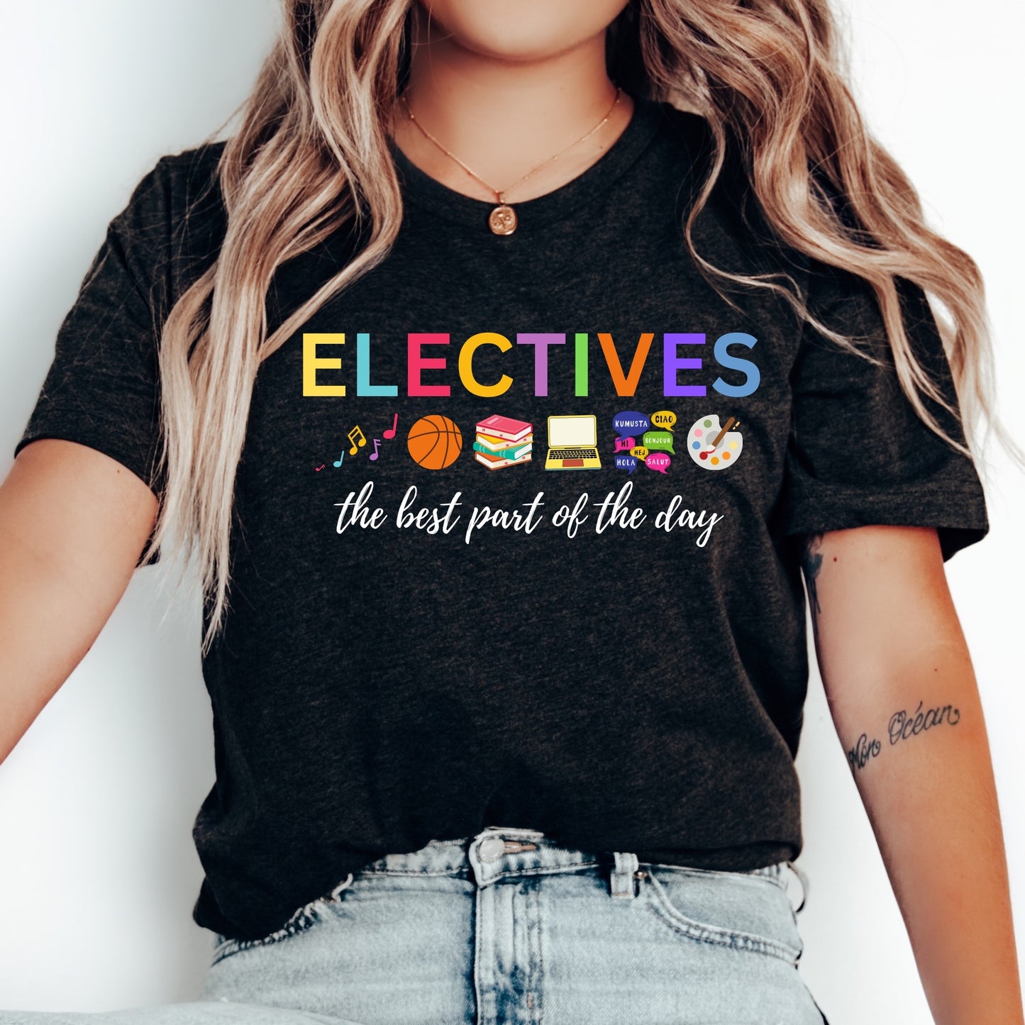 Electives Shirt Teacher Shirt PE Teacher Shirt Music Teacher Shirt Art Teacher Shirt Librarian Shirt Technology Teacher Shirt