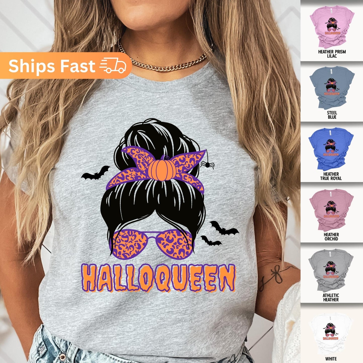 Halloween Shirt Halloqueen Shirt Matching Mom and Me Shirt