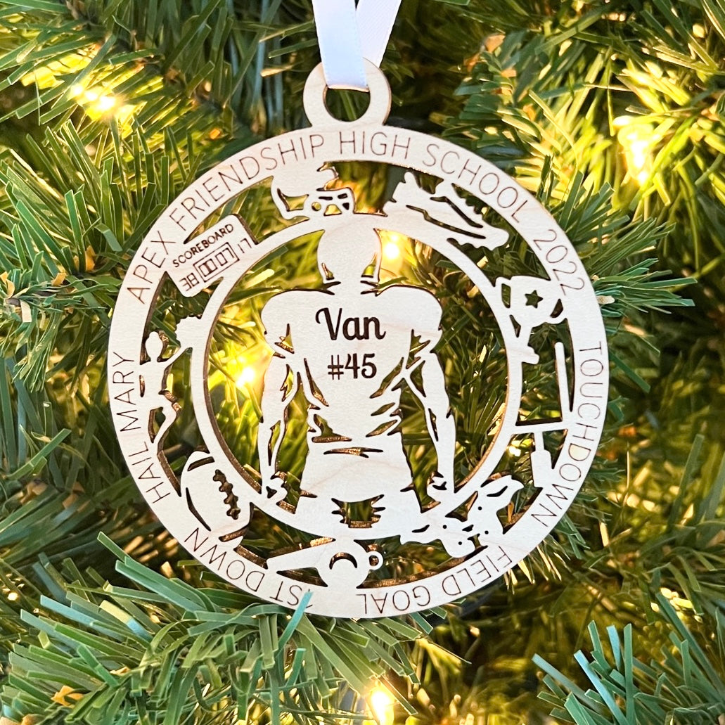 Personalized Sports Ornaments