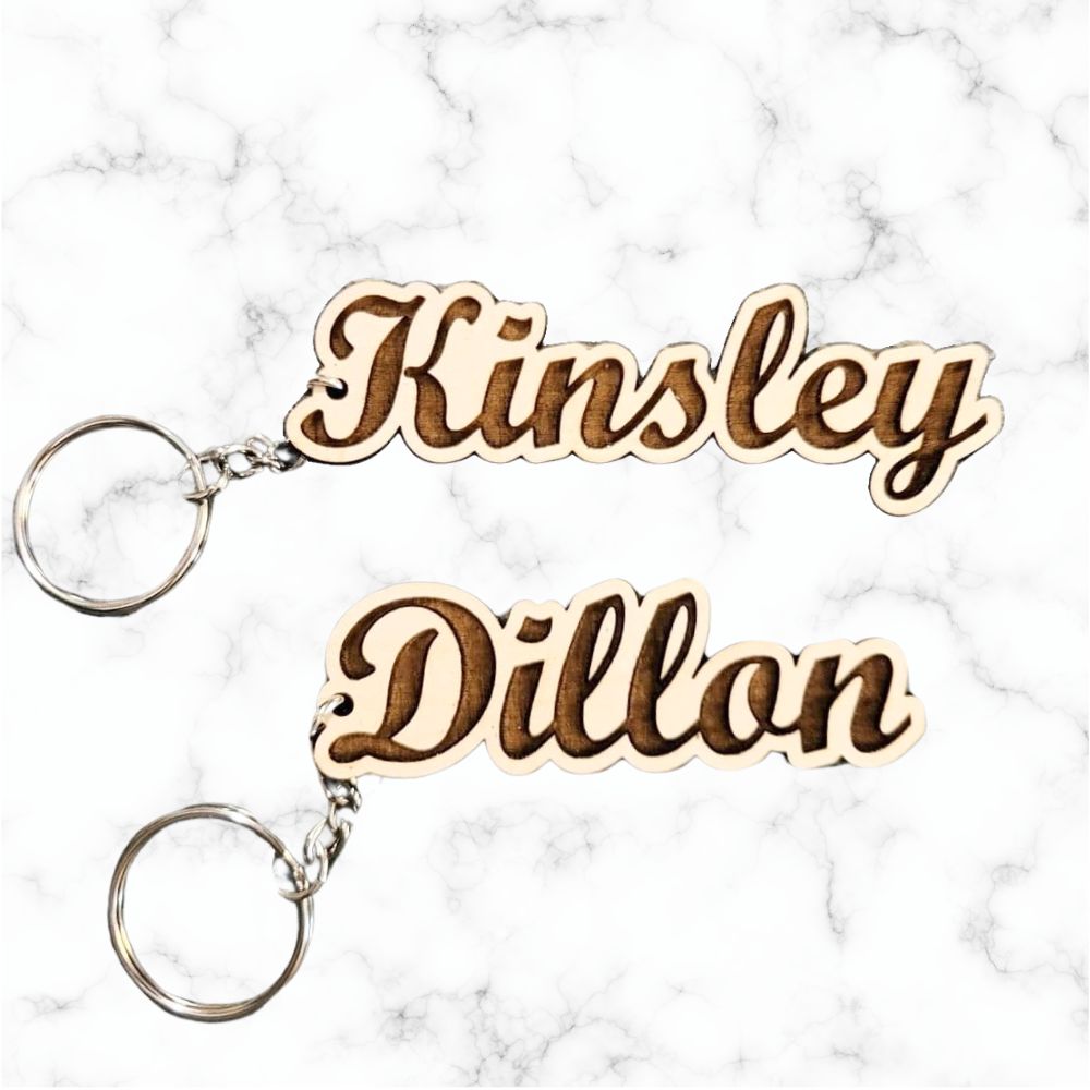 Personalized Name Keychains / Personalized Bag Tags