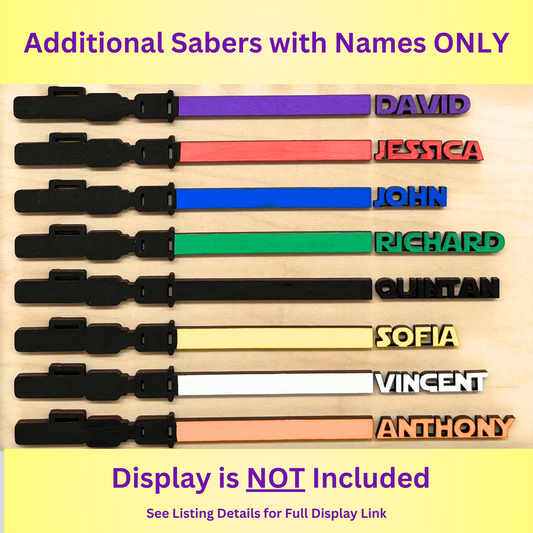 Additional Sabers for our "I Am Their Father" Display