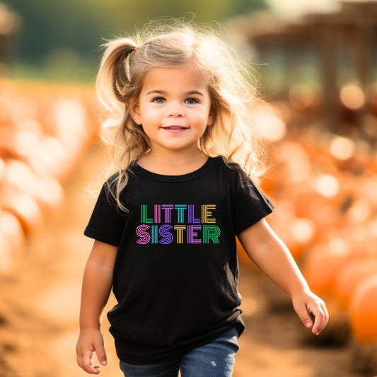 Little Sister Shirt Matching Sibling Shirt