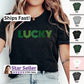 Lucky Shirt, St. Patrick's Day T-shirt, Retro Lucky Tee